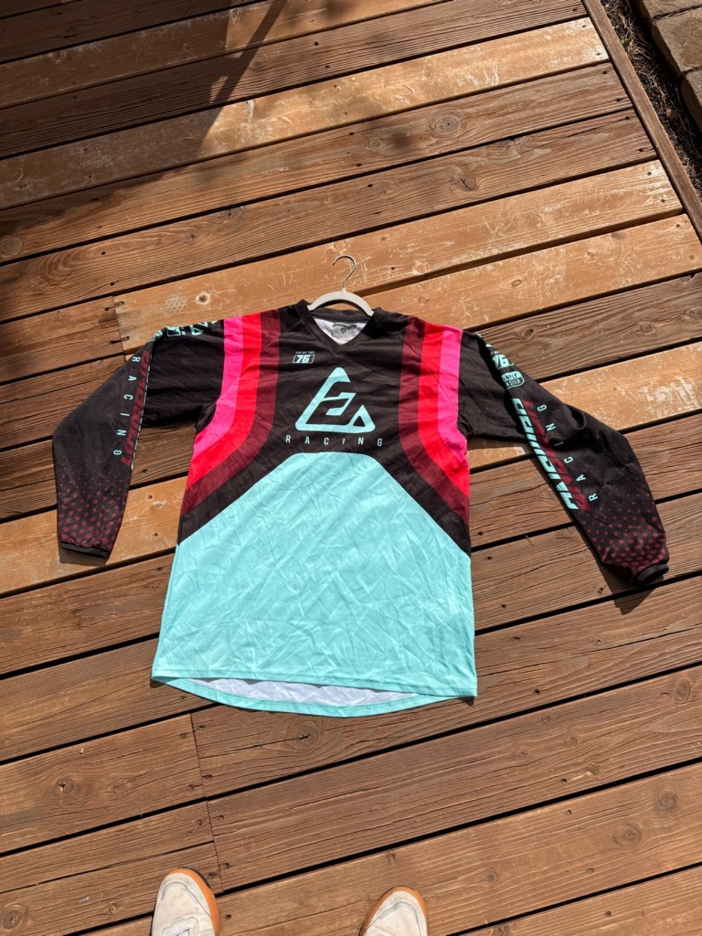 Long Sleeve MTX Jersey - Teal & Black